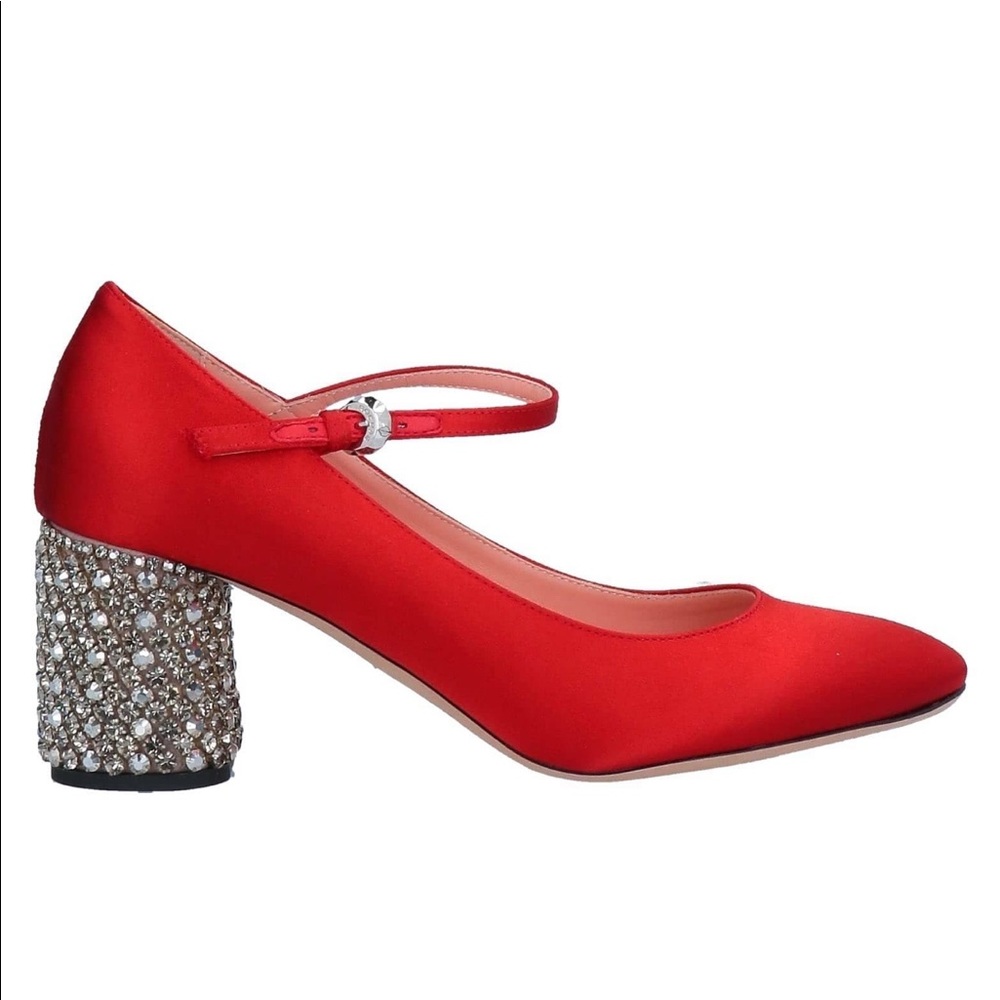 Rochas satin pumps